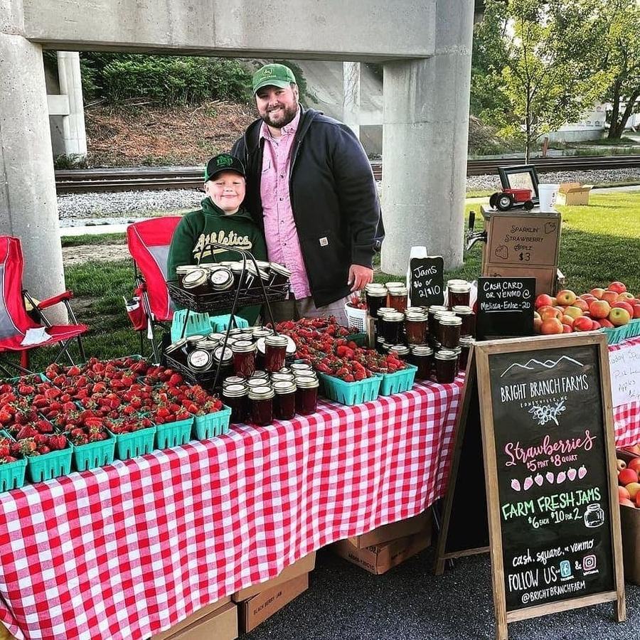 Bright Branch Farms at the Hendersonville Farmers Market