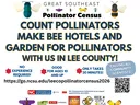 great southeast pollinator census in lee county flyer