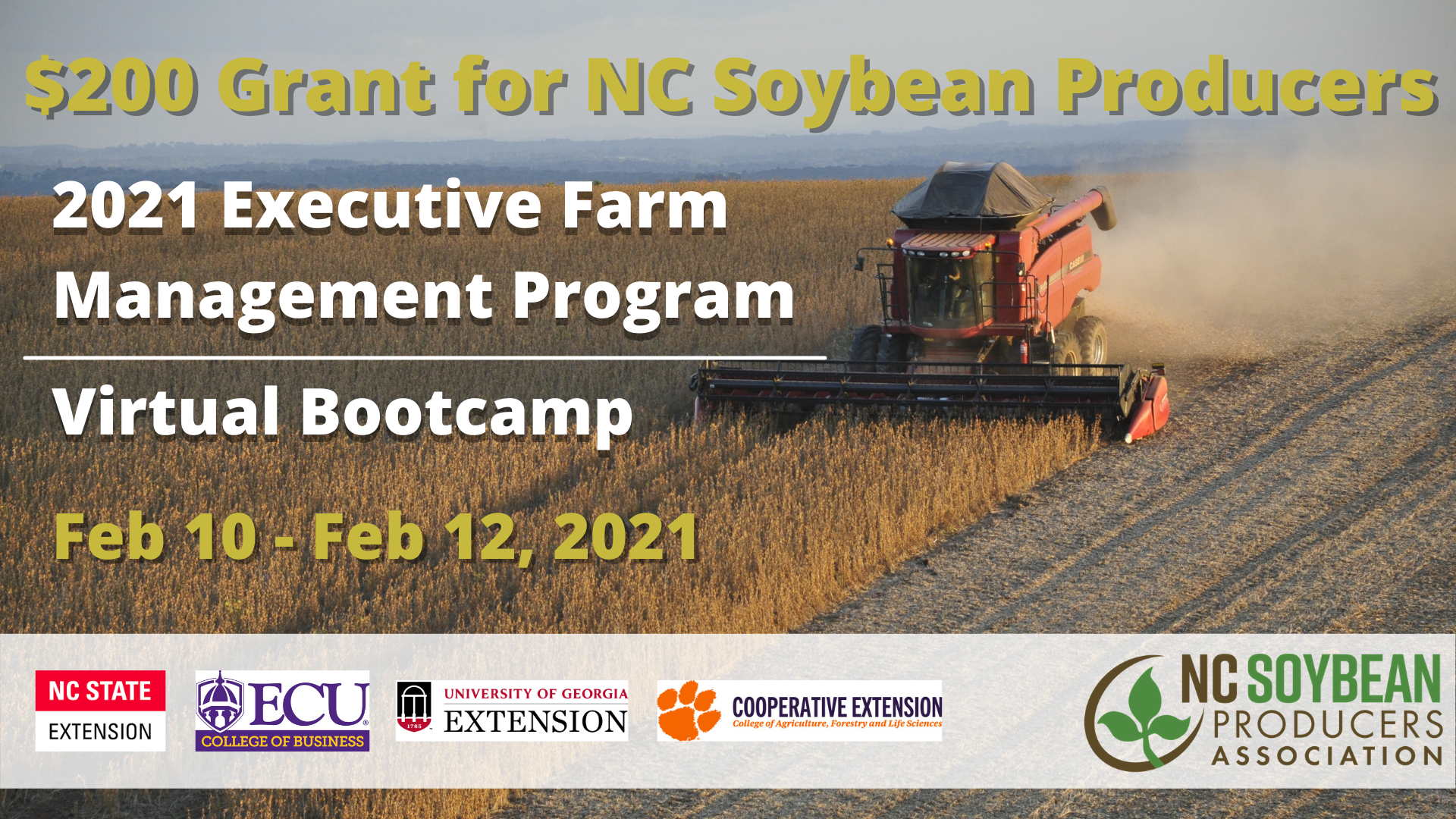 NC Soybean Producers Association Sponsors Executive Farm Management Program