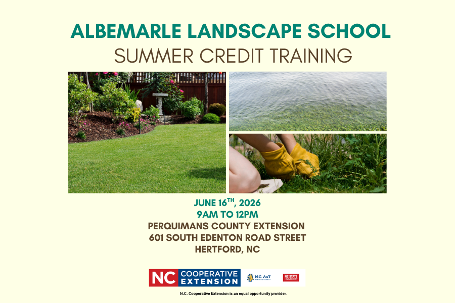 Albemarle Landscape School Summer Credit Training
