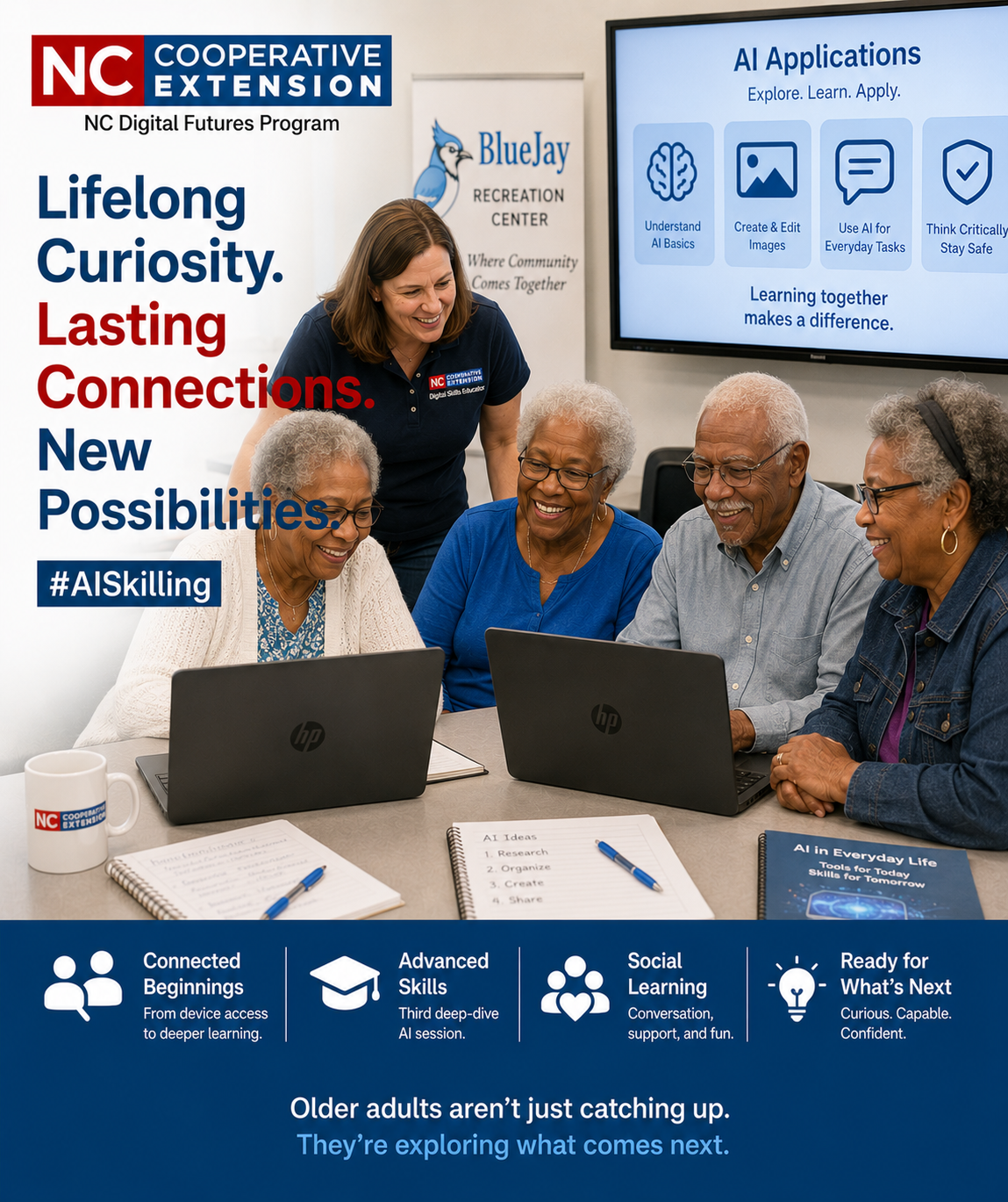 Older Adults Become Advanced AI Learners